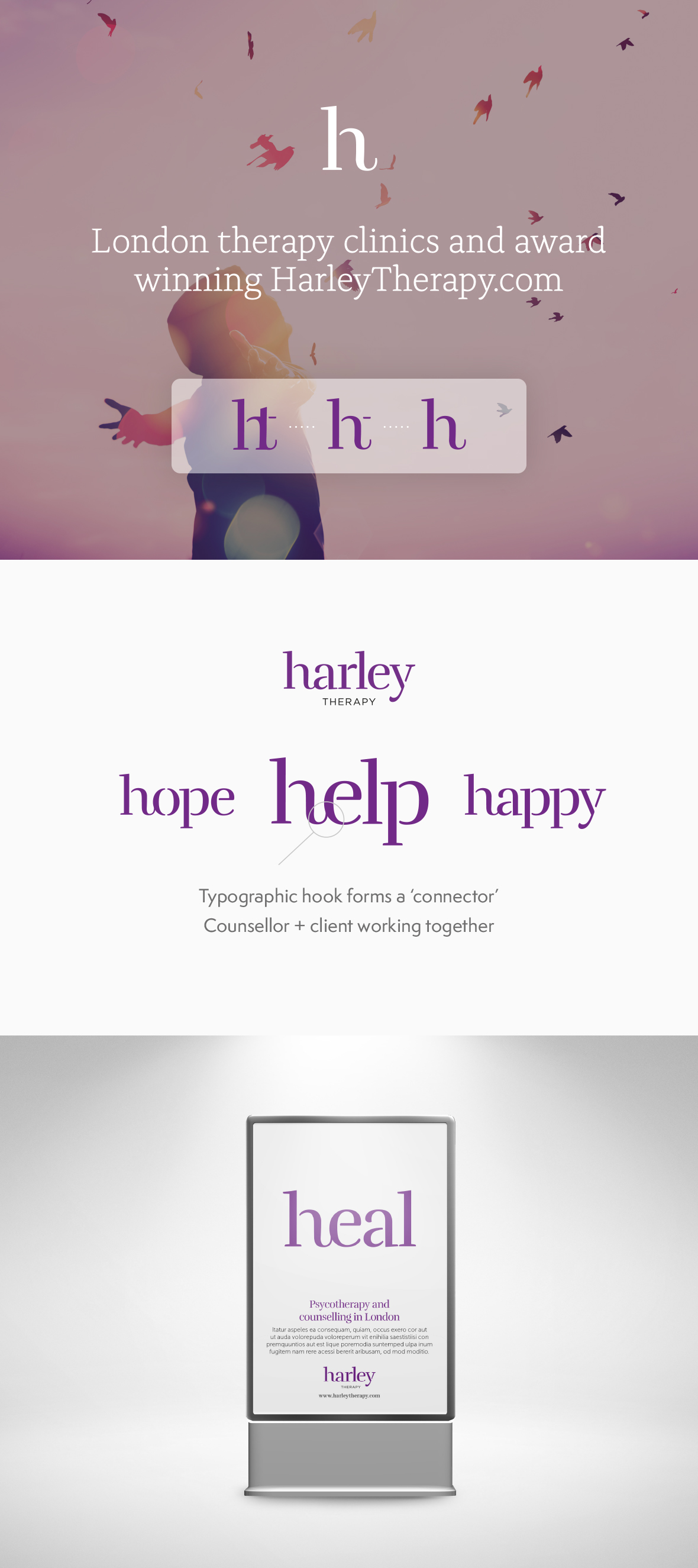 Harley Therapy branding
